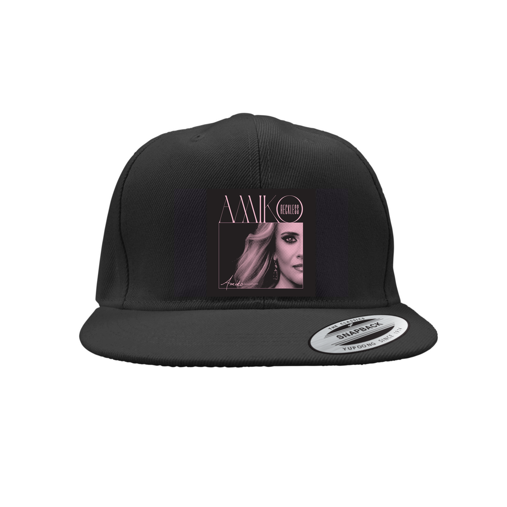 Reckless Snapback Cap - WHITE & BLACK