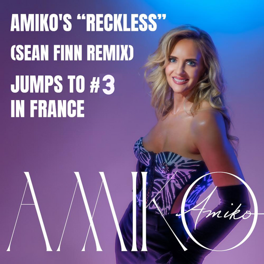 AMIKO KEEPS CLIMBING THE HIT LISTS IN FRANCE!