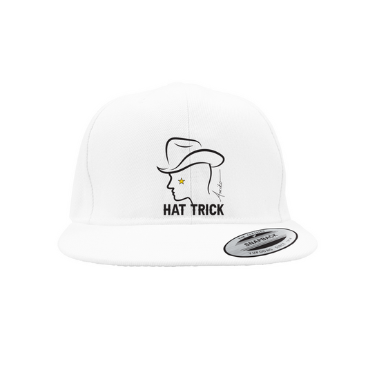 Hat Trick Snapback - White