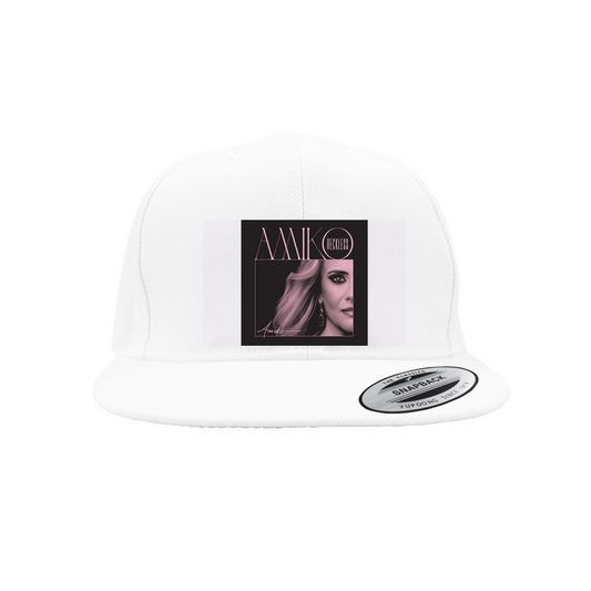 Reckless Snapback Cap - WHITE & BLACK