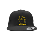 Hat Trick Snapback Hat - Black