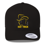 Hat Trick Trucker Hat - Black