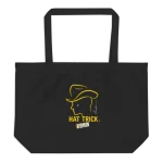 Hat Trick Black Tote Bag