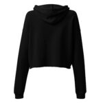Hat Trick Woman Crop Hoodie - Black - Image 2