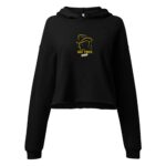 Hat Trick Woman Crop Hoodie - Black