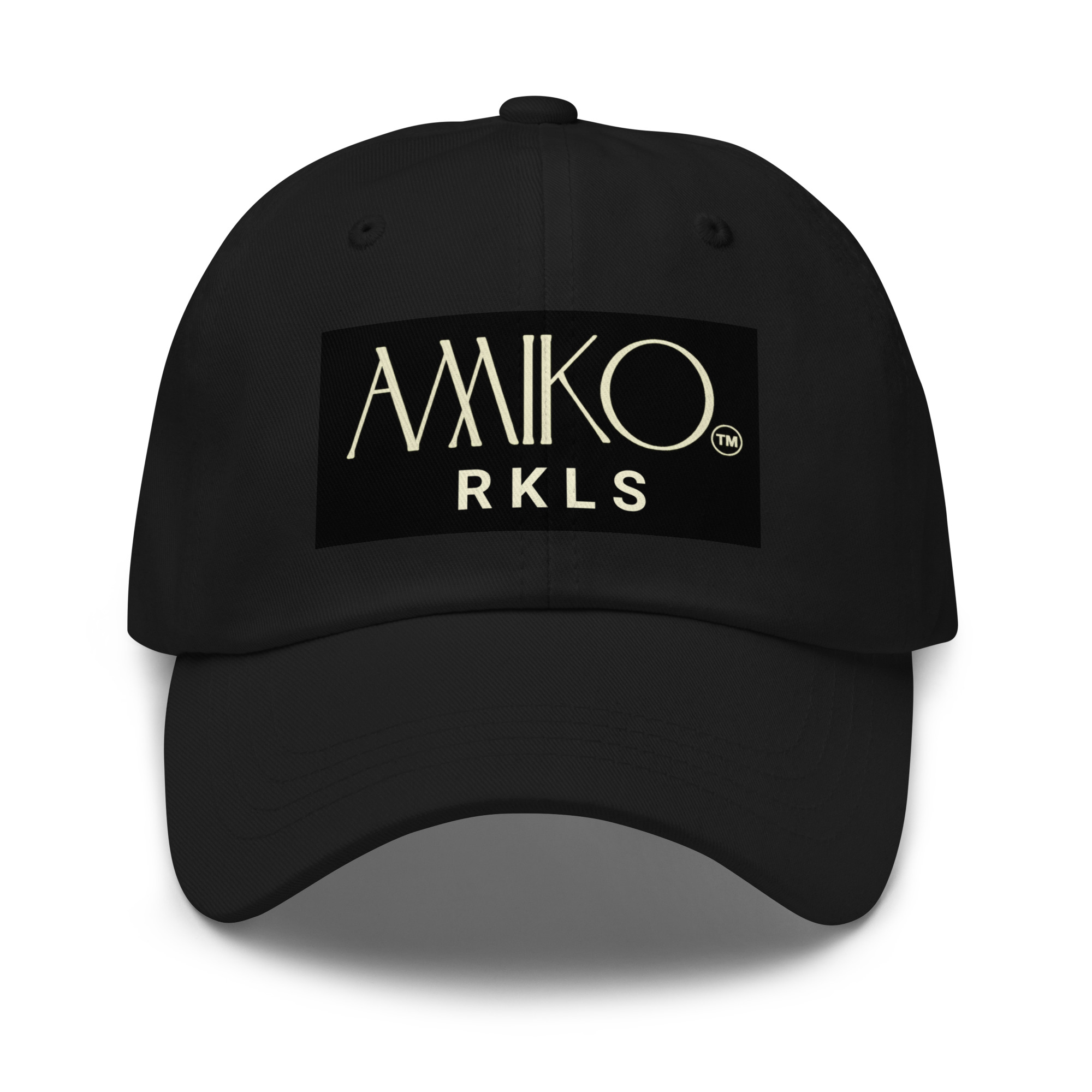 classic-dad-hat-black-front-6a7eb2ab35039.jpg Amiko RKLS. Coordinating Dad Hat - Image 1