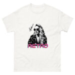 Amiko Self-Portrait Retro Classic T-Shirt - Image 11