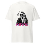 Amiko Self-Portrait Retro Classic T-Shirt - Image 9