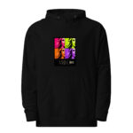 Amiko Reckless 4 Square Unisex Midweight Hoodie
