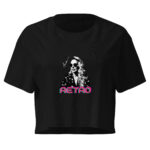 Amiko Self Portrait Retro Crop T-Shirt
