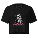 Amiko's Self-Portrait Retro Crop Top