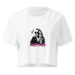 Amiko Self Portrait Retro Crop T-Shirt - Image 3