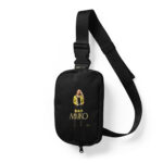 Amiko Japan Origins Story "Cyberpunk Anime" Style Black Sling Bag - Image 3