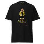 Amiko Japan Origins Story "Cyberpunk Anime" Streetwear Black Tee - Image 8