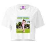Amiko "Live for the Thrill" Miami Streetwear Crop Top
