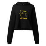 Amiko HT Sketch Art Crop Hoodie Sweatshirt