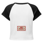 Amiko S.O.L.//Vital Signs Streetwear Micro Rib Raglan Baby Tee - Image 2