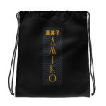 Amiko Japan Origins Story Kanji Logo Drawstring Bag