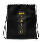 Amiko Japan Origins Story Kanji Logo Drawstring Bag - Image 2