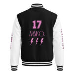 Amiko "Live for the Thrill" Streetwear Style Letterman Jacket