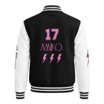 Amiko "Live for the Thrill" Streetwear Style Letterman Jacket - Image 10
