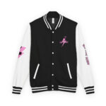 Amiko "Live for the Thrill" Streetwear Style Letterman Jacket - Image 8