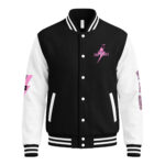 Amiko "Live for the Thrill" Streetwear Style Letterman Jacket - Image 9